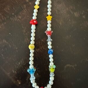 Ian Charms Martini & Mushroom necklace